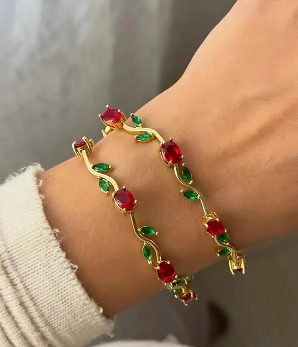Fairy Bloom Floral Tulip Bracelet